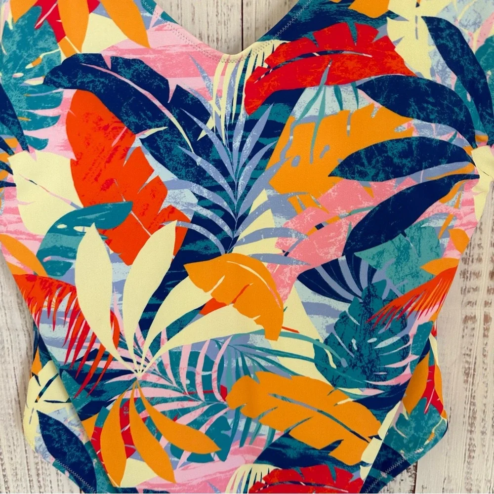 Old Navy Tropical Matching Printed One-Piece Swimsuit for Women